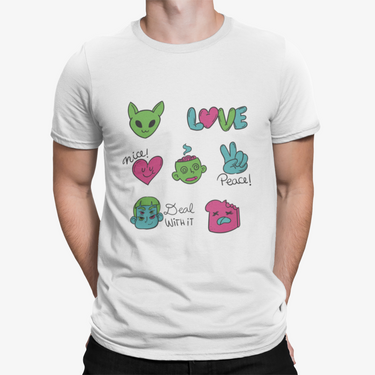 Camiseta Peace Emoji
